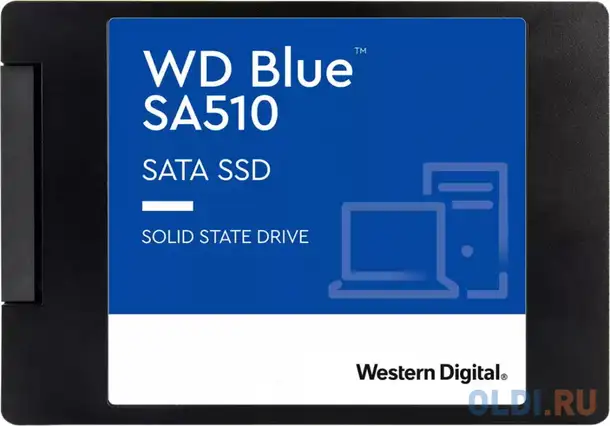 Ssd накопитель western digital blue sa510 1 tb sata-iii, фотография 1