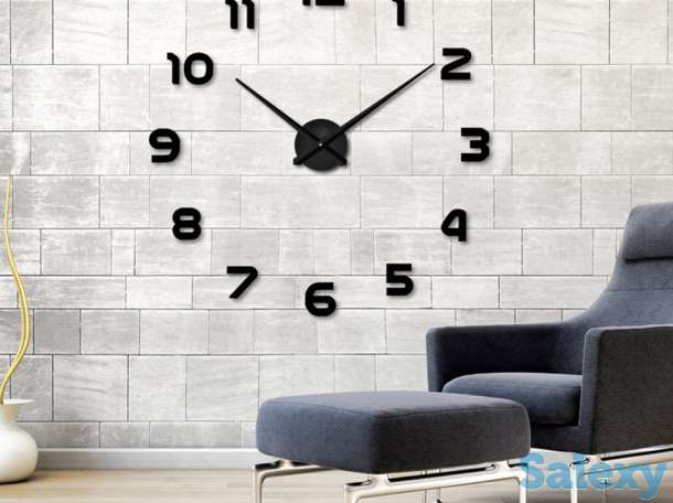 Большие настенные 3D часы., фотография 11