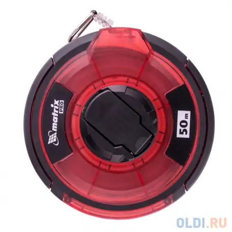 Рулетка геодезическая 50 м х 12,5 мм, закр. корп., стальная лента,, фотография 1