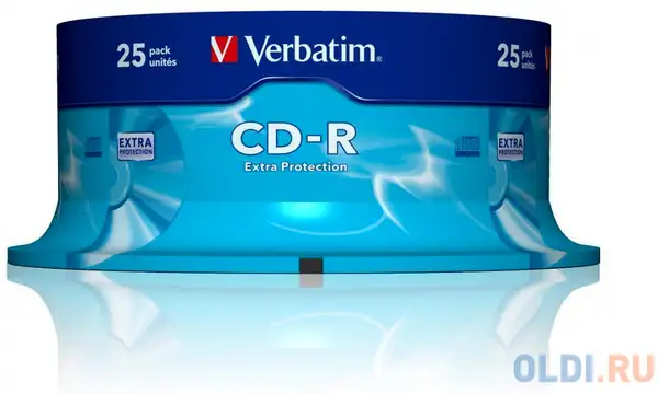 Диски cd-r 80min 700mb verbatim  52x  25 шт , фотография 1