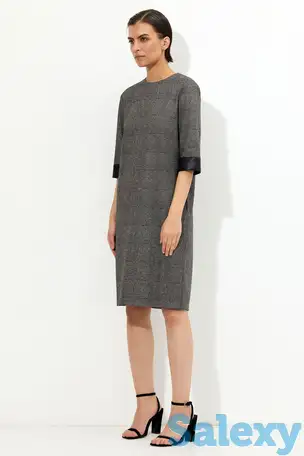 Платье с отделкой из экокожи vassa&co, фотография 1