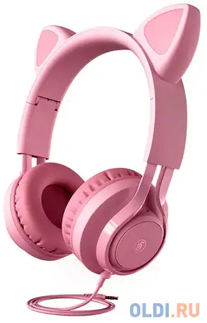 Наушники проводные havit h225d pink, фотография 1