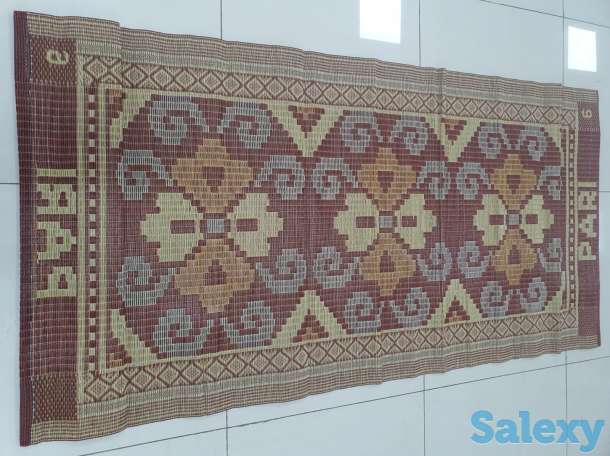 Циновка коврик для дома, ковровая дорожка маленькие зеленая 91х180, фотография 7