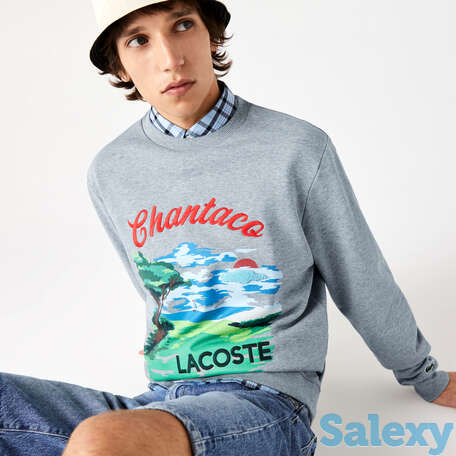 Мужская флисовая толстовка lacoste, фотография 1