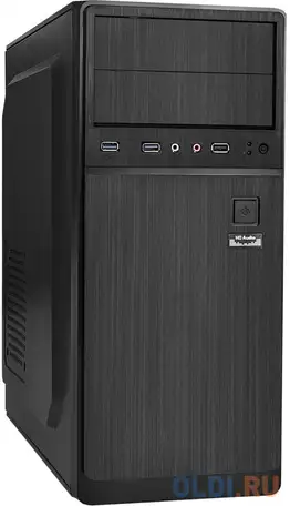 Корпус atx exegate xp-402u2-500w-12 500 вт чёрный, фотография 1