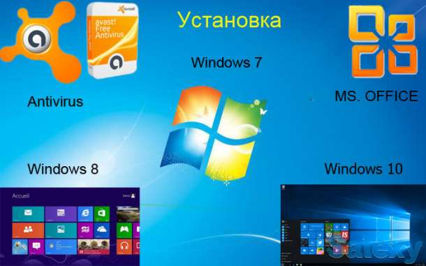 Установка-переустановка Windows 7,8,10, фотография 1