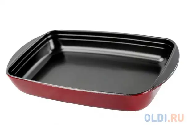 Форма для выпечки vitrinor прямоугольная красная 35*22*5, фотография 1