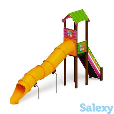 Горка лукоморье тоннельная прямая h-2000 ио 44.25.01-01, фотография 1