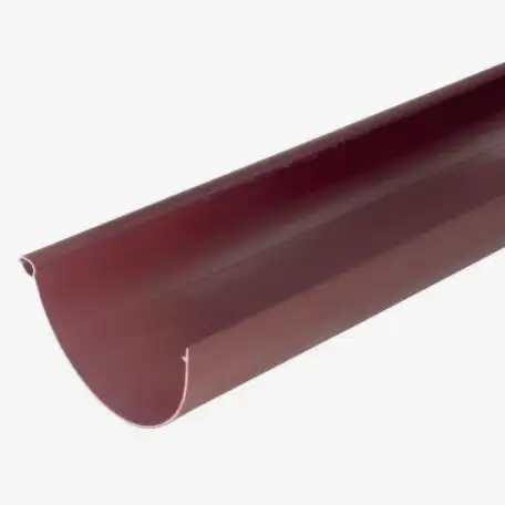 Желоб водосточный, B 50-216 мм, L 0,5-4 м, h 50-160 мм, Форма: полукруглый..., Материал: сталь..., фотография 1