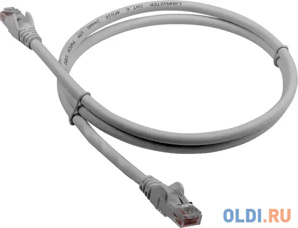 Патч-корд lanmaster lan-pc45/u6-2.0-wh вилка rj-45-вилка rj-45 кат.6 2м белый lszh (уп.:1шт), фотография 1