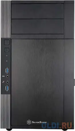 Корпус microatx silverstone sst-ps07b-c186 без бп чёрный, фотография 1