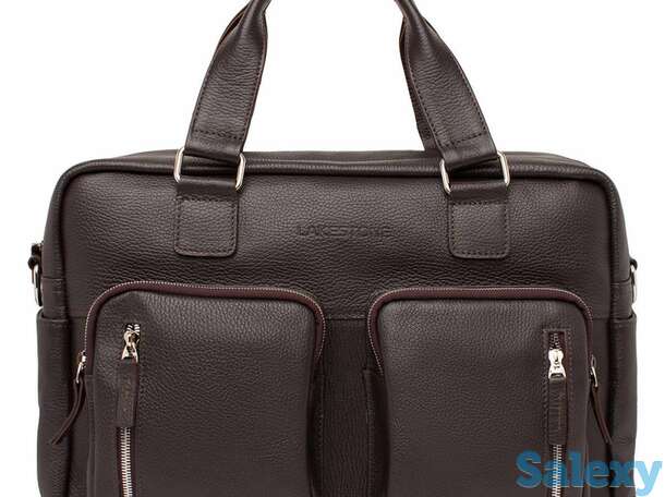Деловая сумка большого объема kingston brown, фотография 1