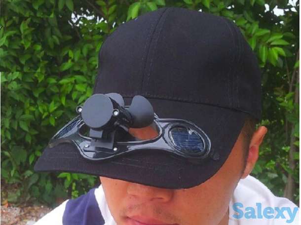 Кепка с вентилятором на 2х солнечных батареях., фотография 7