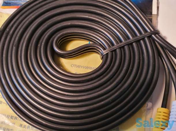 Кабель шнур три 3 тюльпана 3 RCA M/M, 3 метра для DVD ДВД аудио и тд, фотография 3