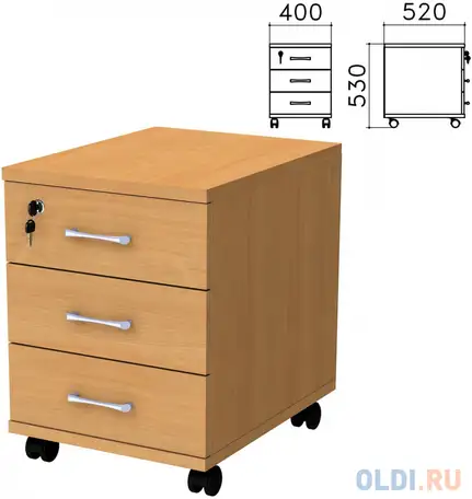 Тумба подкатная 