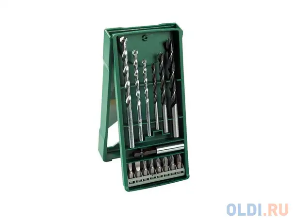 Набор бит и сверел bosch mini-x-line 15шт 2607019579, фотография 1