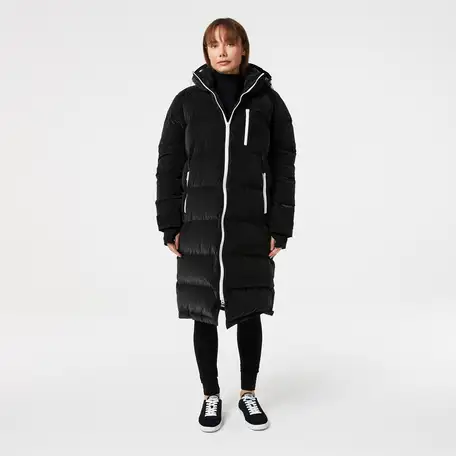 Женское стеганое пальто lacoste с капюшоном, фотография 1