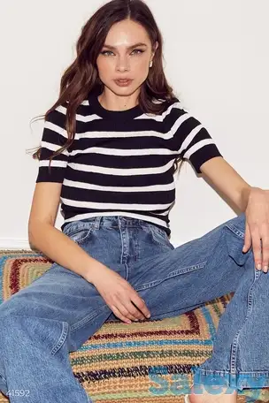 Топ в полоску, фотография 1