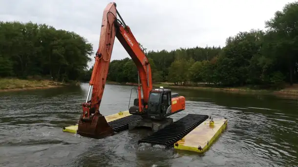 Понтоны на экскаватор, фотография 6