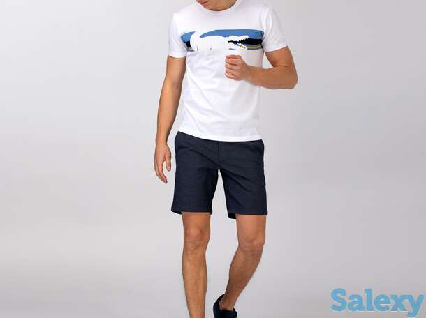 Мужские приталенные бермуды lacoste, фотография 1