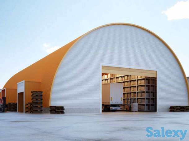 Возведение легких арочных конструкции, ангаров, фотография 3