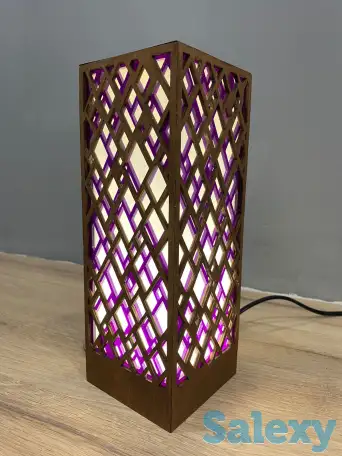 Фиолетовый Интерьерный светильник - ночник, фотография 7