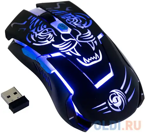 Мышь беспроводная dialog mrgk-12ur чёрный usb, фотография 1