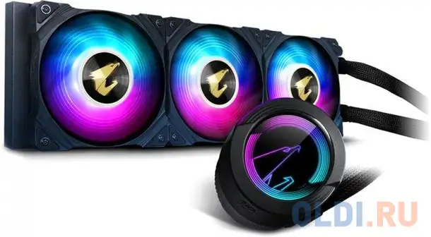 Кулер для процессора aorus waterforce 360 gigabyte, фотография 1