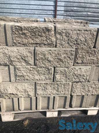Пескоблок, стандартный угловой, перегородочный, декоративный, кирпич, фотография 3
