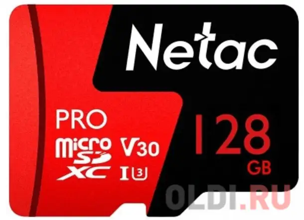Netac microsd card p500 extreme pro 128gb, retail version w/o sd, фотография 1
