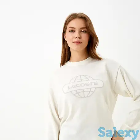 Женский свитер lacoste с круглым вырезом, фотография 1