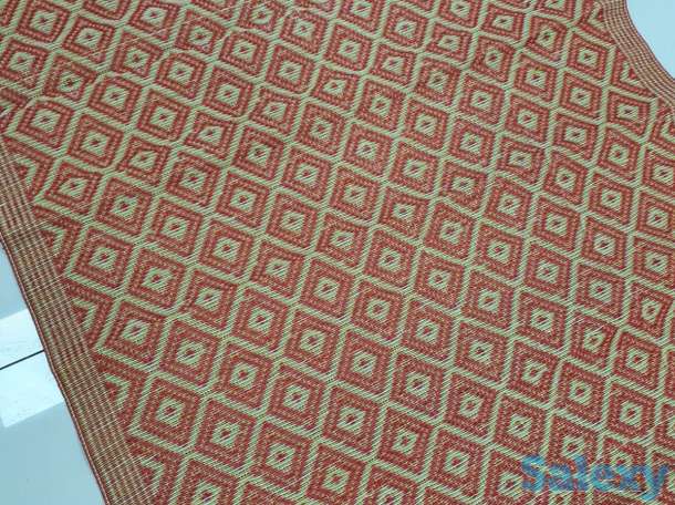 Циновка коврик для дома, ковровая дорожка маленькие красная узоры 90 на 180 cm, фотография 5