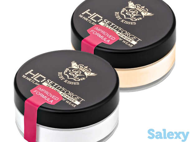 Пудра для лица kiss fix & forget hd setting powder, цвет rrsp02 banana, фотография 1