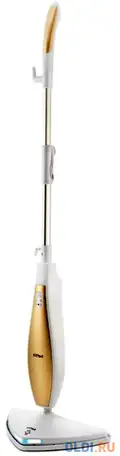 Паровая швабра kitfort kt-1014 1300вт белый золотистый, фотография 1