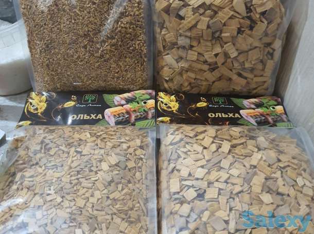 Щепа для копчения: Сады Алтая Россия Премиум: Орех щепка опилки, фотография 20