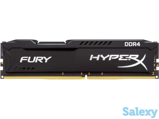 DDR-4 DIMM 8Gb/2133MHz Kingston HyperX Fury Black, фотография 1