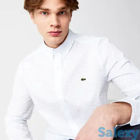 Мужская рубашка lacoste slim fit, фотография 1