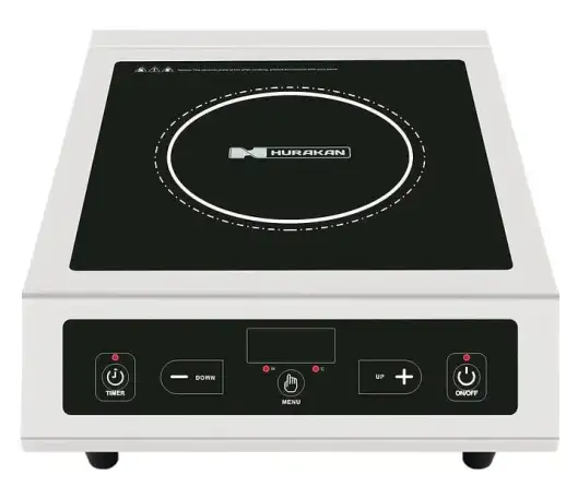 Индукционная плита Hurakan HKN-ICF35TM предназначена для приготовления блюд в наплитной посуде на предприятиях обществен, фотография 1