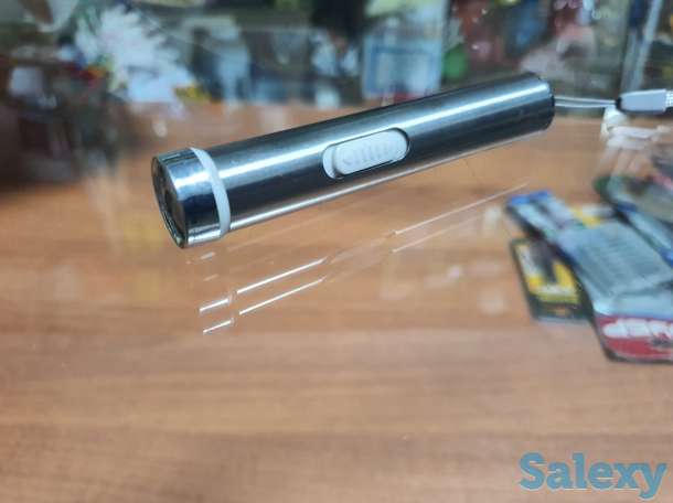 Фонарик серебреного цвета малый, фотография 2