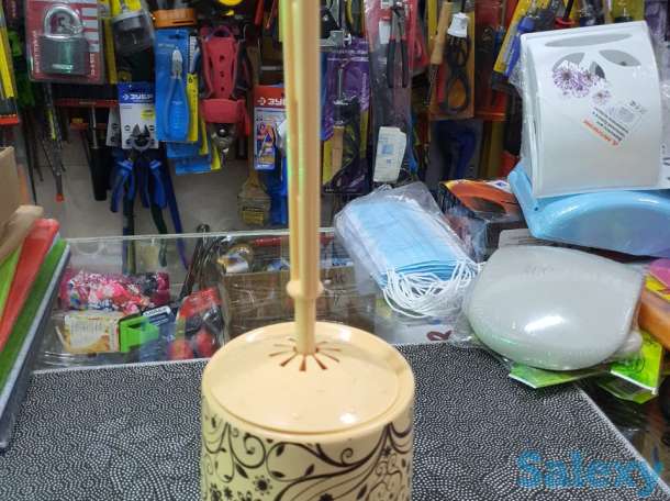 Ершик для унитаза туалета, цветы, фотография 3