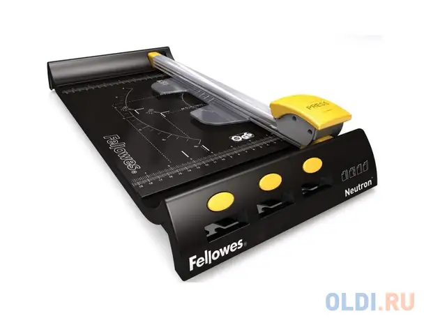Резак fellowes дисковый neutron, a4, прямая резка, 10лст, фотография 1