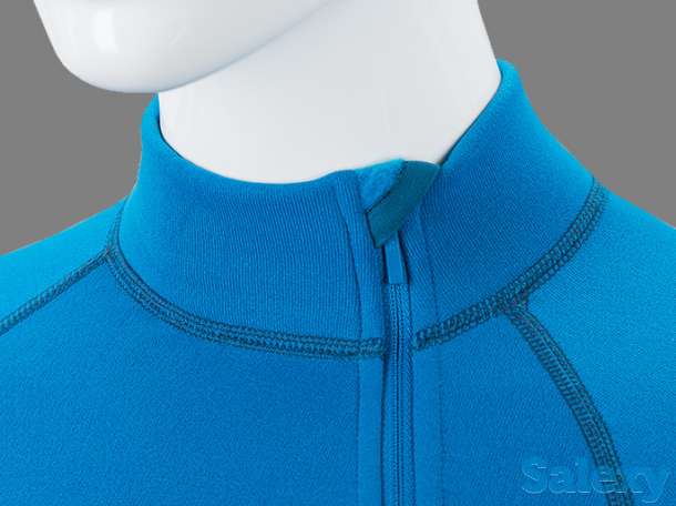 Термобелье майка сивера сноуи вп(ж) с воротником и полуперчаткой женская рубин/гранат, фотография 3