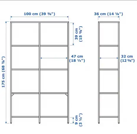 Стелаж IKEA Витшё белый, фотография 2