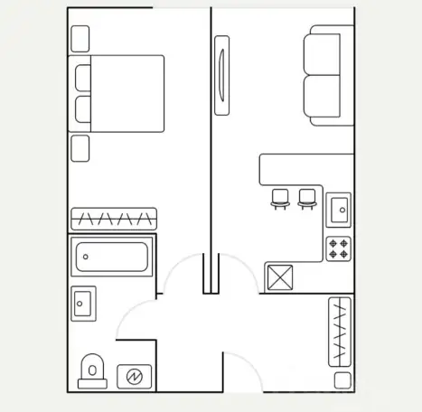 Сдам 1 комнатную квартиру Алматы район, фотография 7