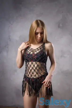 Одежда в технике макраме, фотография 3