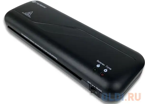 Ламинатор heleos лм_а4c черный a4 (75-150мкм) 30см/мин (2вал.) лам.фото, фотография 1