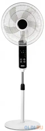 Вентилятор напольный zanussi zff-901n 45 вт белый/черный, фотография 1
