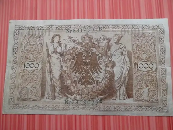 1000 марок 1910г. 63..25 зеленая печать!, фотография 1