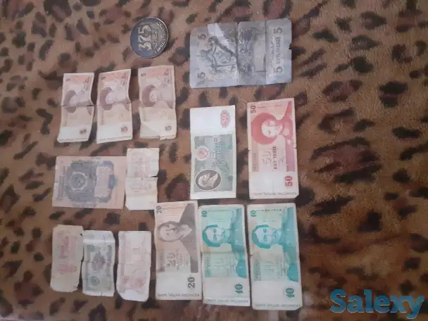 Продам старые казахстанские и советские банкноты, фотография 1