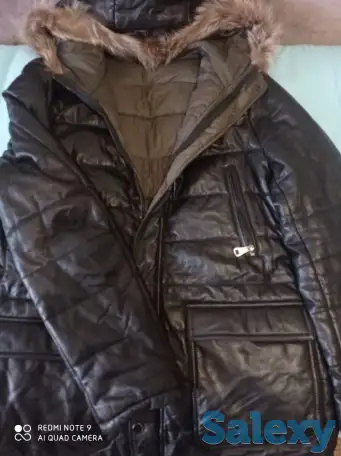 Продам куртку мужскую кожаную, фотография 1